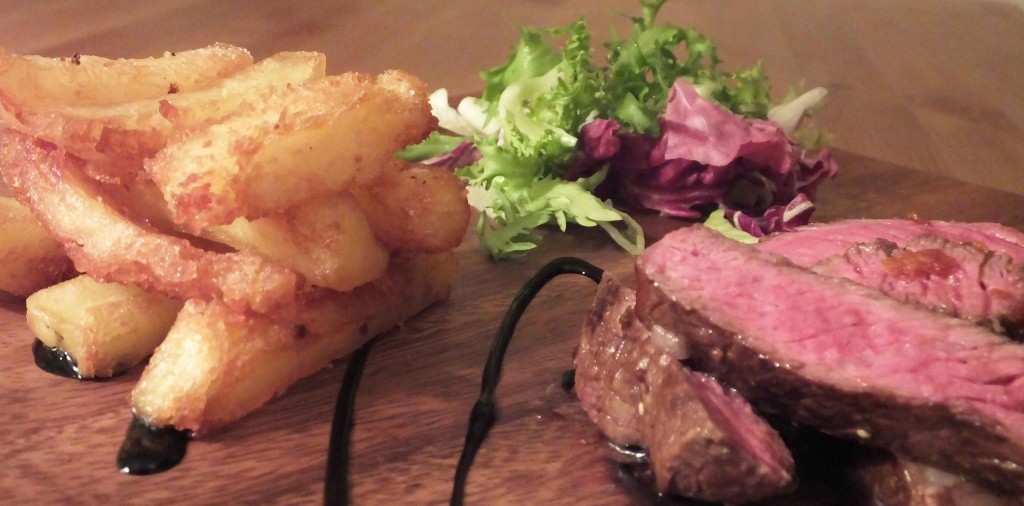 Marinated ribeye steak triple cooked chips - Pikalily food blog