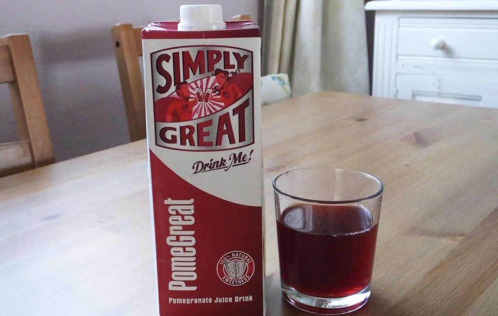 Simply great pomegranate juice review - Pikalily food blog
