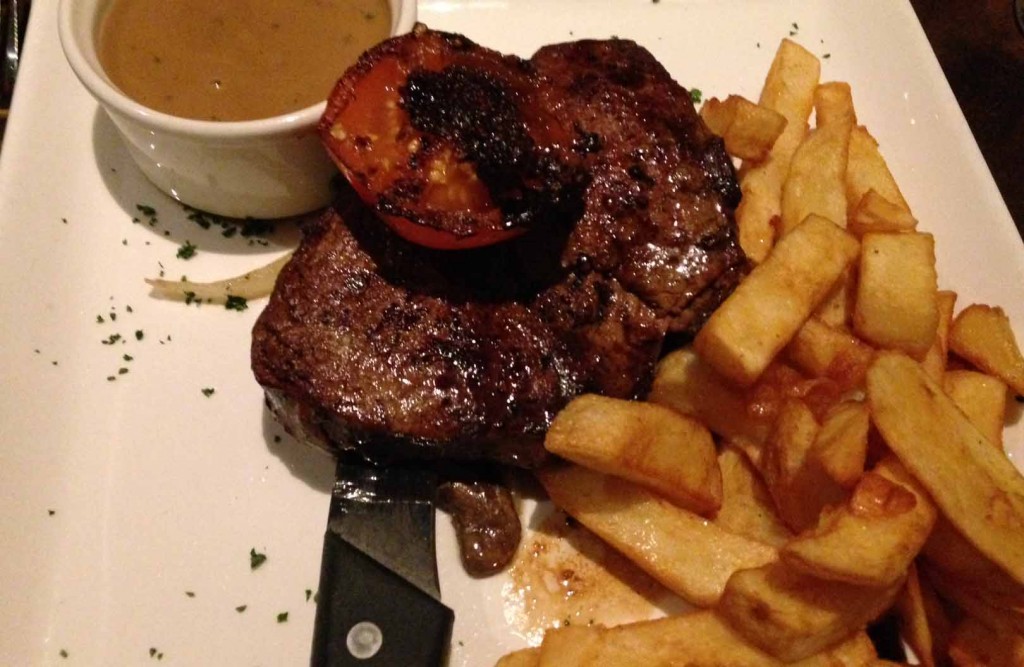 Fillet steak dinner Maghera Inn - Pikalily food blog