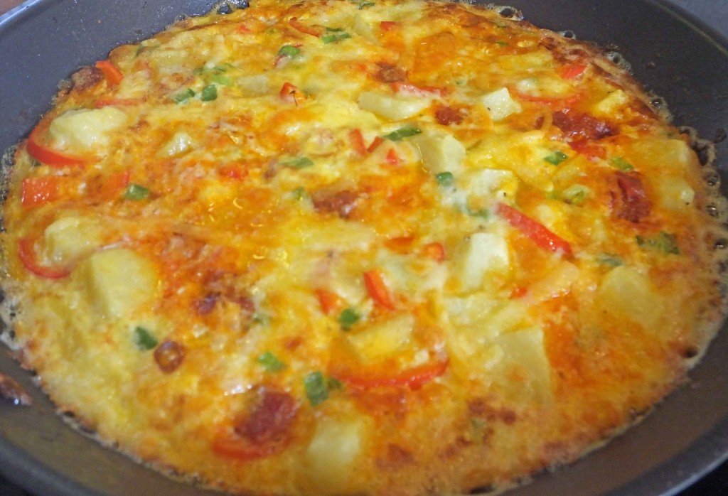 Cooked Spanish Omelette - Pikalily Food Blog