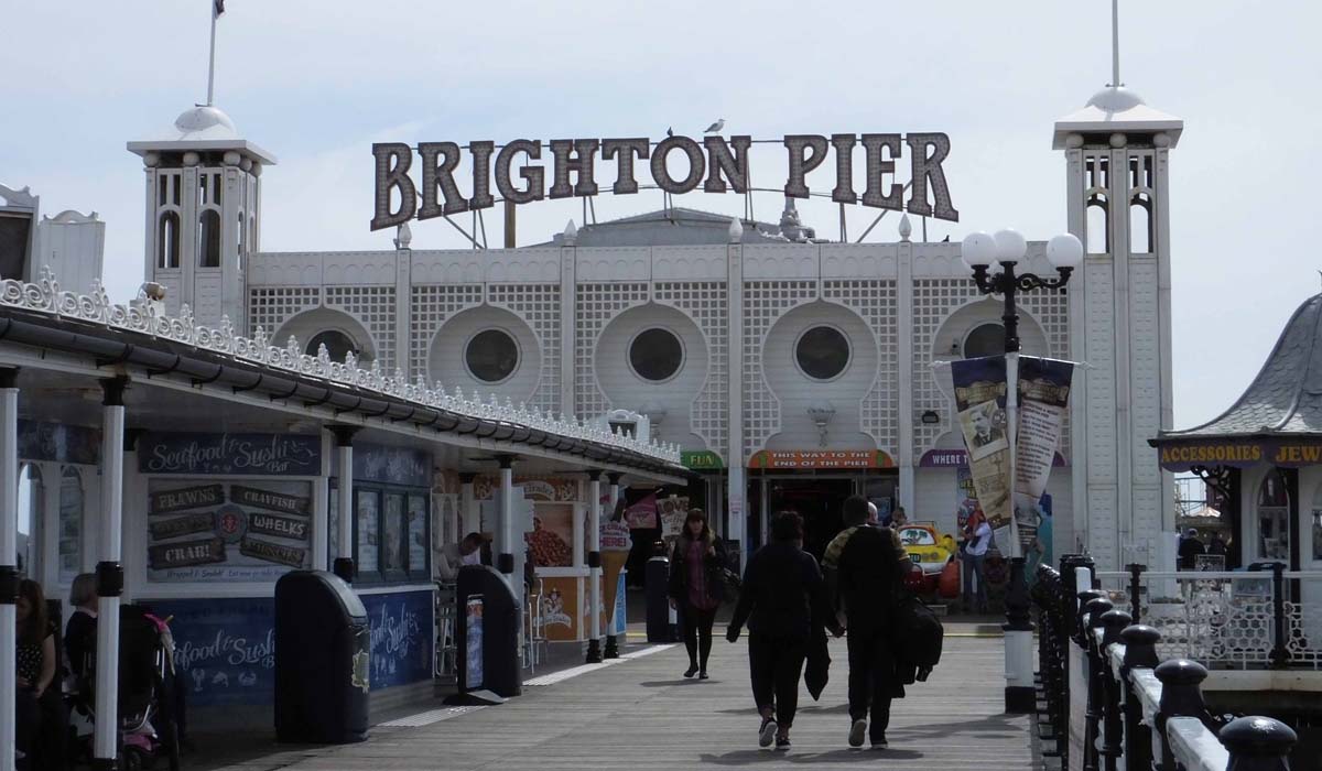 Out at Brighton Pier - Pikalily Food Travel Blog