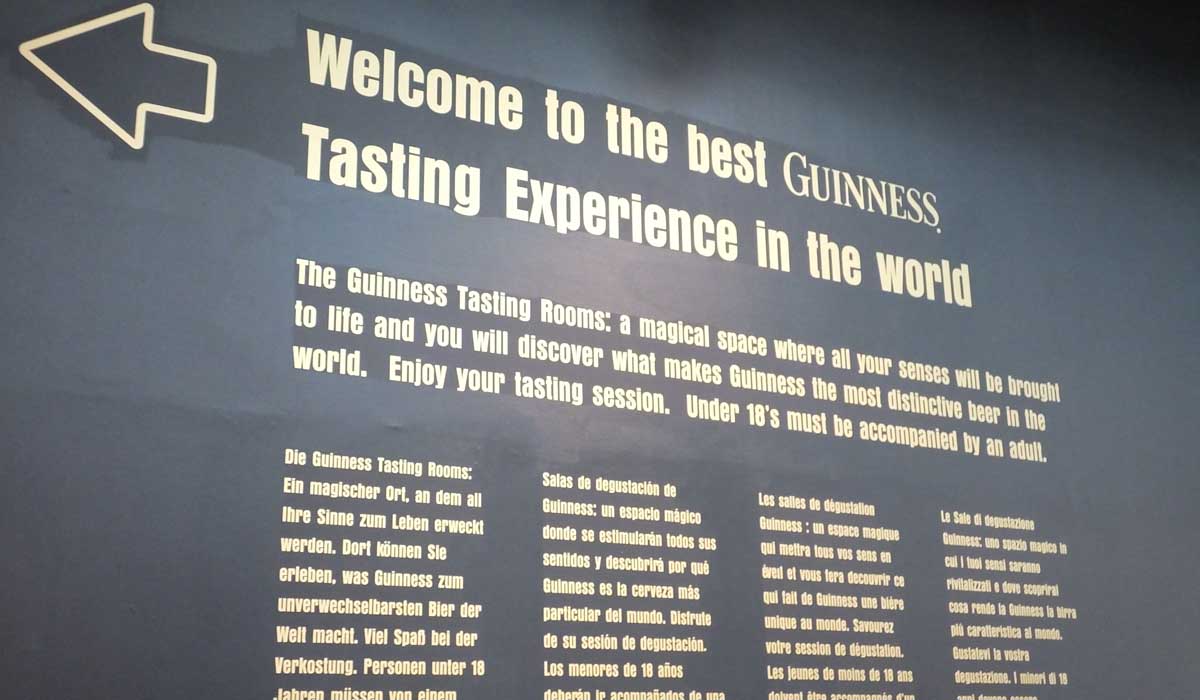 Guinness Taste Room - Pikalily Food Travel Blog