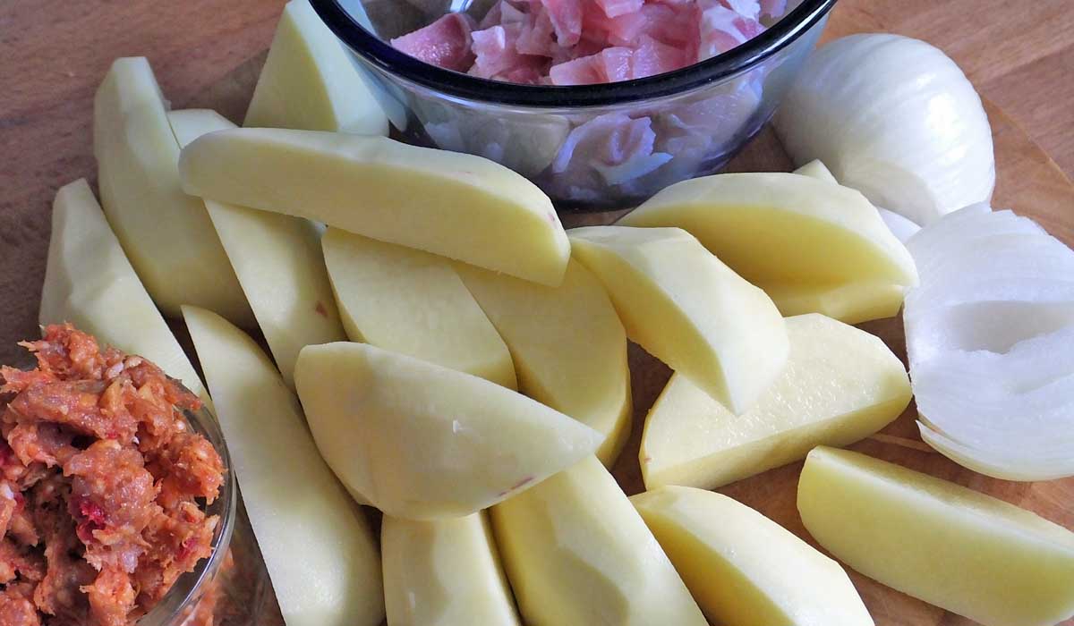 Potato rosti ingredients - Pikalily Food Blog