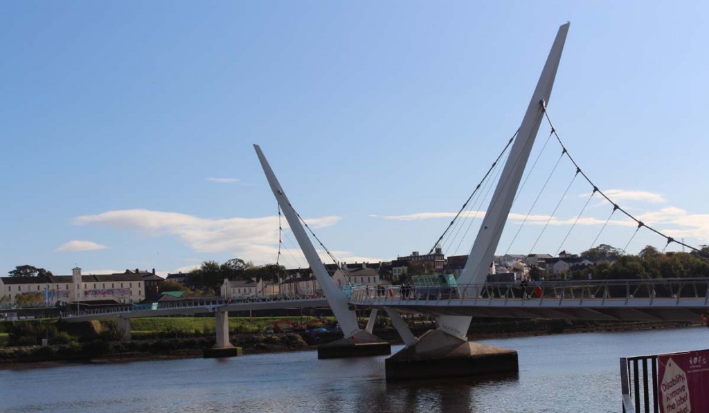 Peace Bridge Derry - Pikalily Travel Blog
