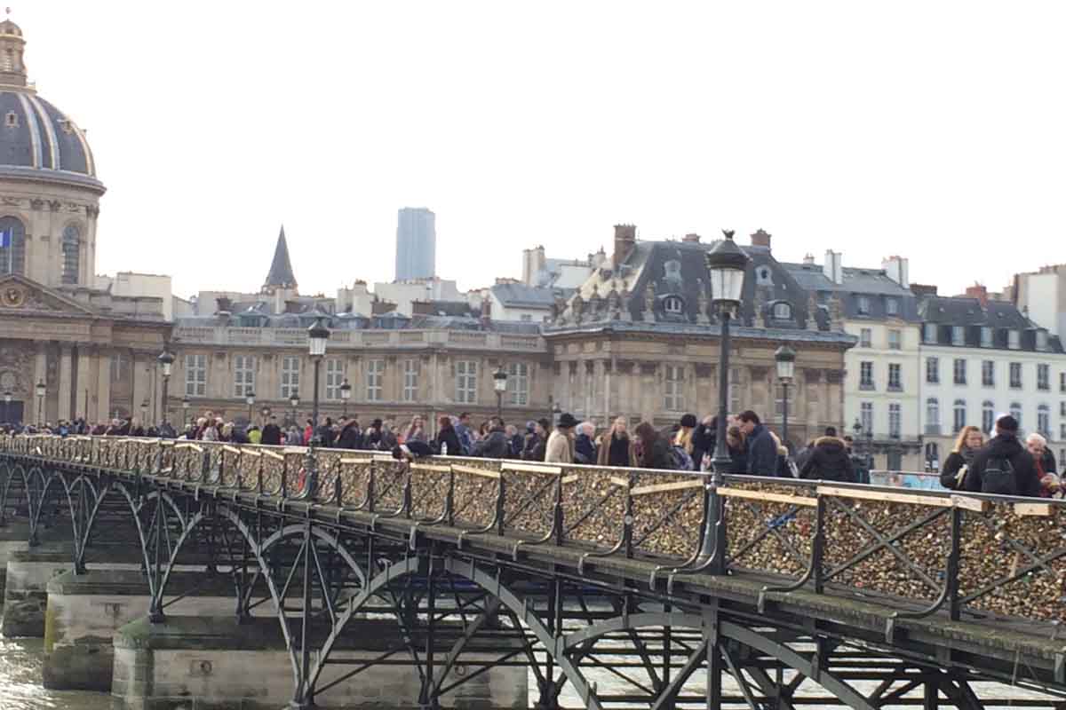 Paris Padlock Bridge - Pikalily Food Travel