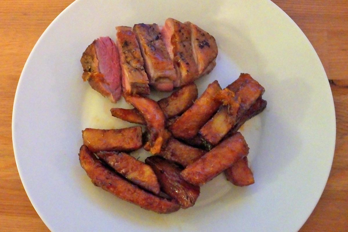 Orange and honey glazed duck - Pikalily food blog
