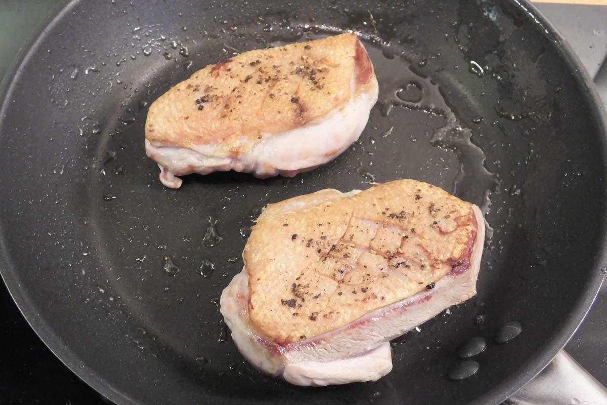 Cooking duck breast - Pikalily food blog