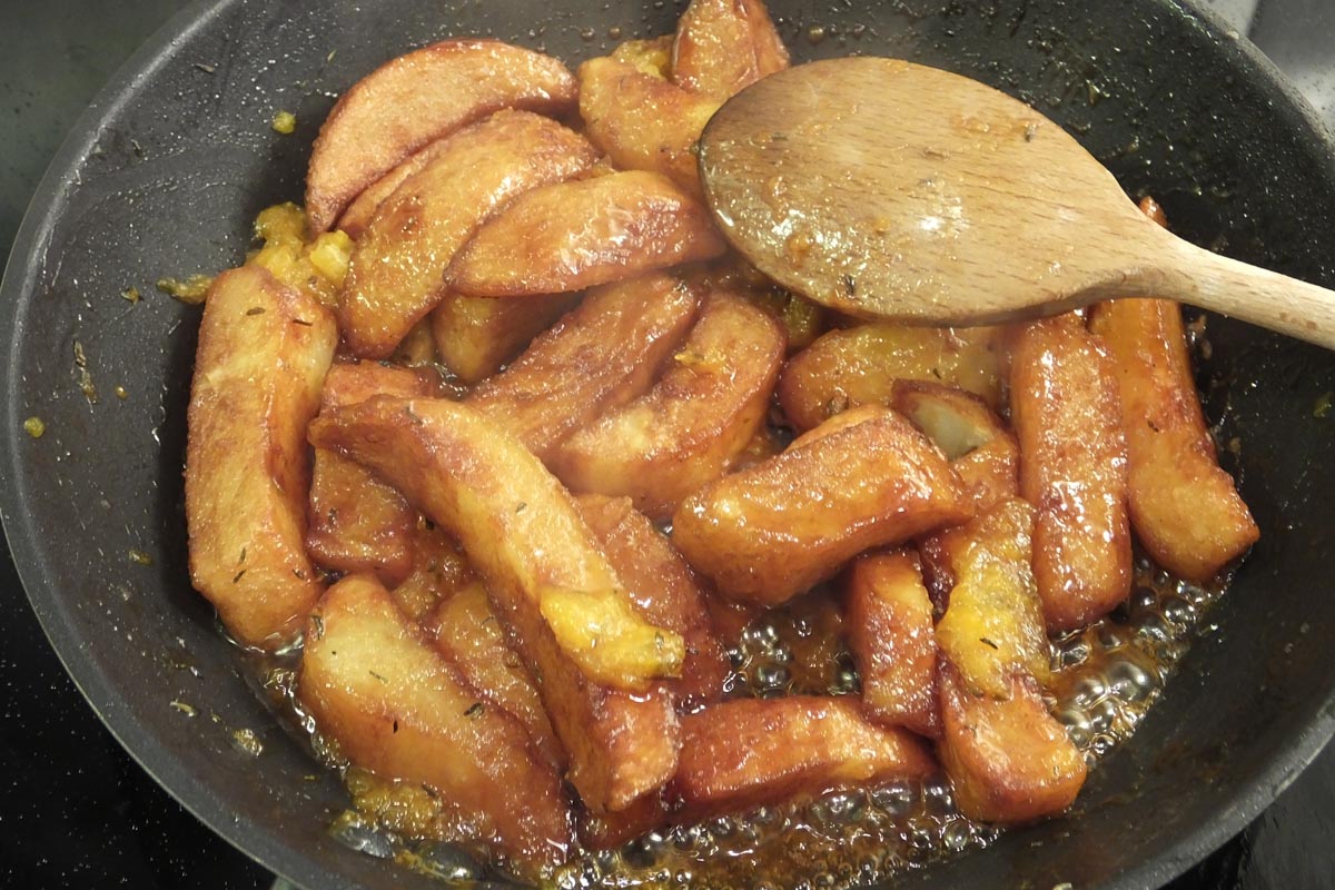Honey orange glazed potatoes - Pikalily food blog