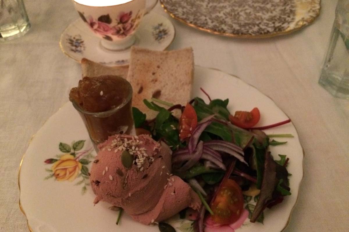 Olive bizarre - duck liver pate melba toast - pikalily food blog