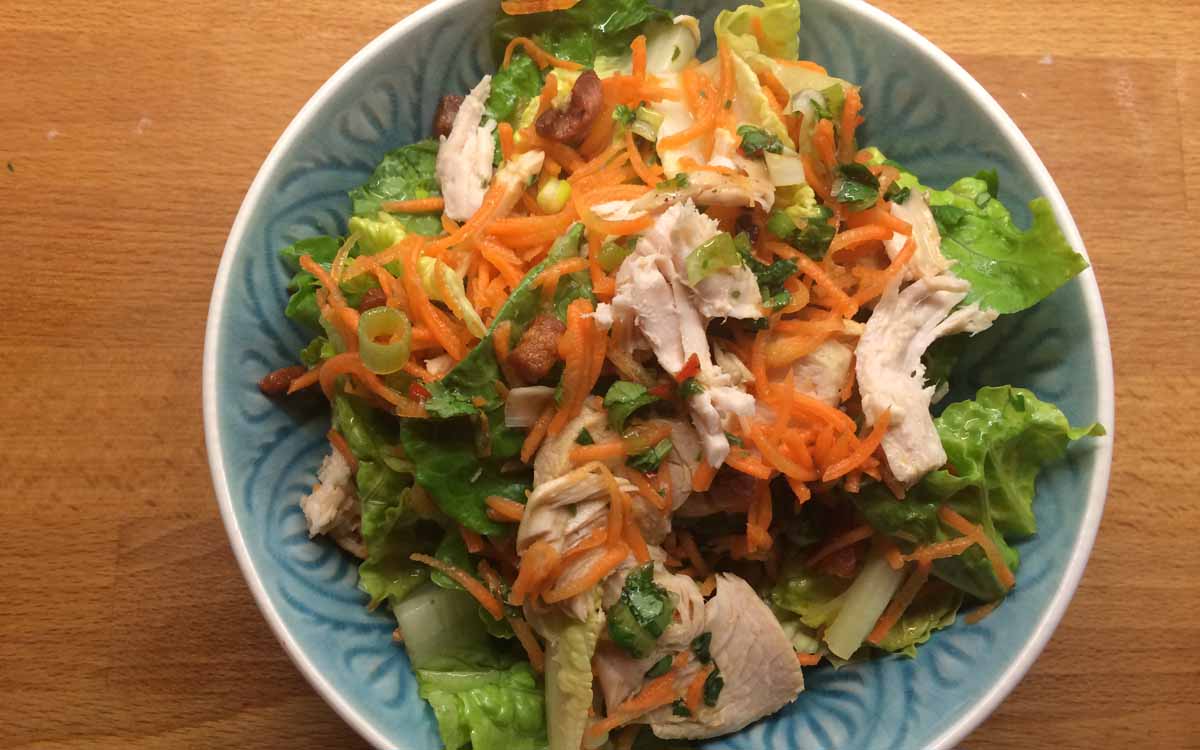 Vietnamese Turkey Salad - Pikalily Food Blog