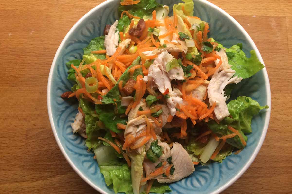 Vietnamese Leftover Turkey Salad Recipe - Pikalily Food Blog