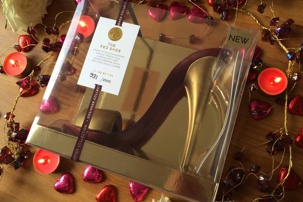 M&S Chocolate Red Shoe - Pikalily Food Blog