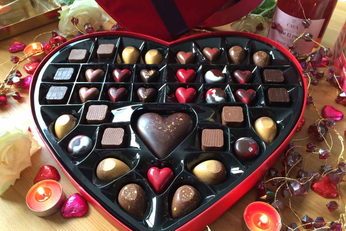 Heart Chocolate Box M&S - Pikalily Food Blog