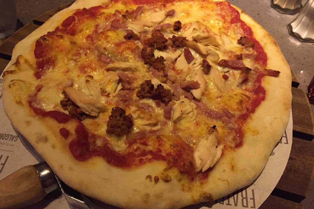 Meat Pizza at Fratelli Belfast - Pikalily Food Blog