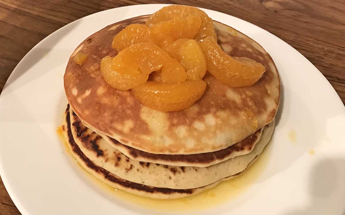 Orange Cardamom Pancake Recipe - Pikalily Food Blog