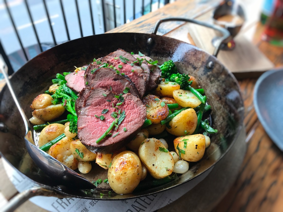 La Taverna Belfast Review - Chump Steak Platter - Pikalily Food Blog