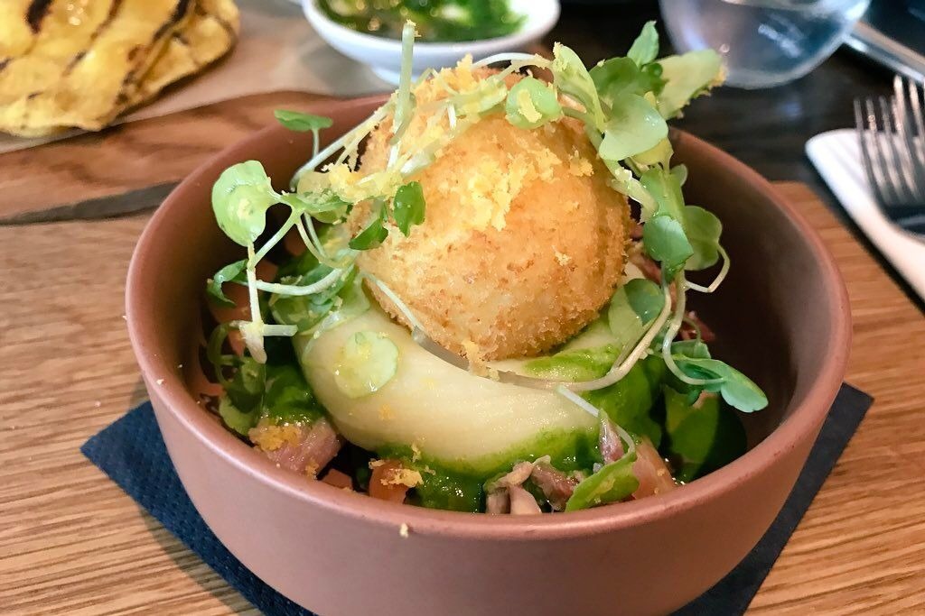 Crispy Hens Egg - Wine and Brine Moira Review - Pikalily Blog