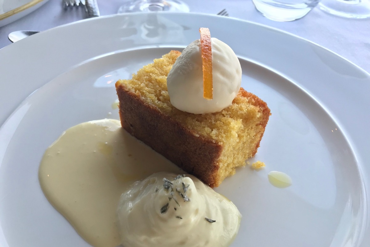 Polenta Cake Dessert - Edge Restaurant Review - Pikalily Blog