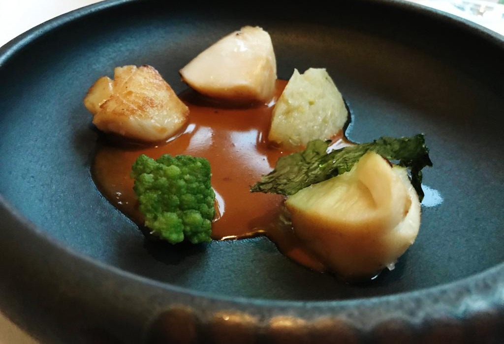 Scallop Starter at Galgorm River Room - Pikalily Blog