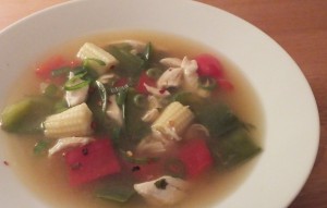 Asian stylle chicken broth recipe - Pikalily food blog