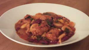 Sausage bean casserole - Pikalily food blog